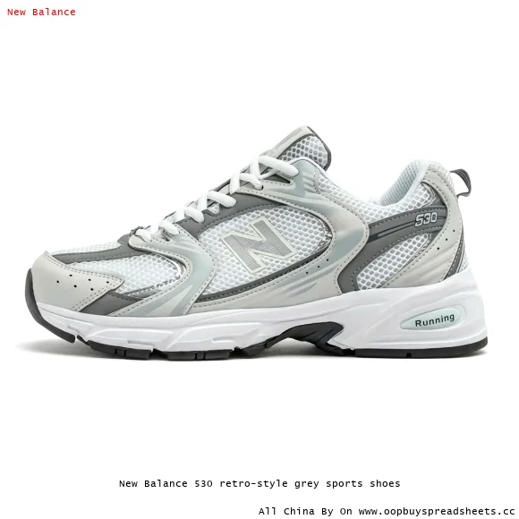 New Balance 530 retro-style grey sports shoes