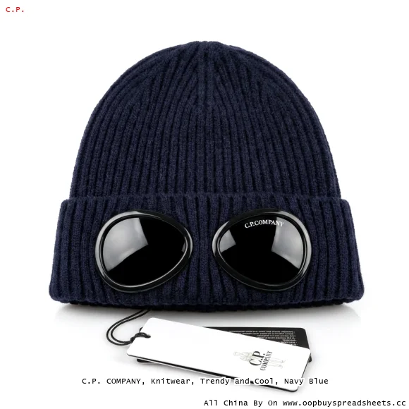 C.P. COMPANY, Knitwear, Trendy and Cool, Navy Blue