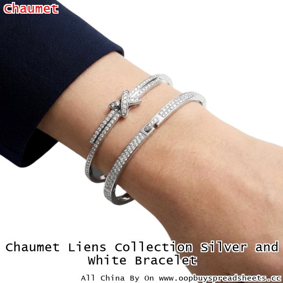 Chaumet Liens Collection Silver and White Bracelet