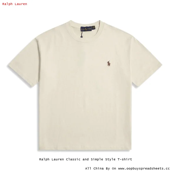 Ralph Lauren Classic and Simple Style T-shirt