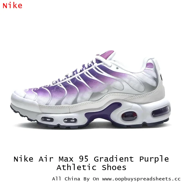Nike Air Max 95 Gradient Purple Athletic Shoes