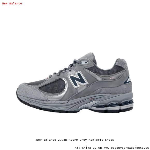 New Balance 2002R Retro Grey Athletic Shoes
