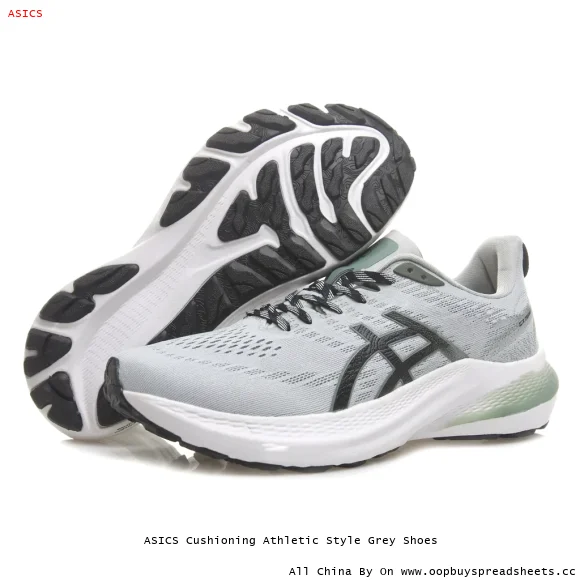 ASICS Cushioning Athletic Style Grey Shoes