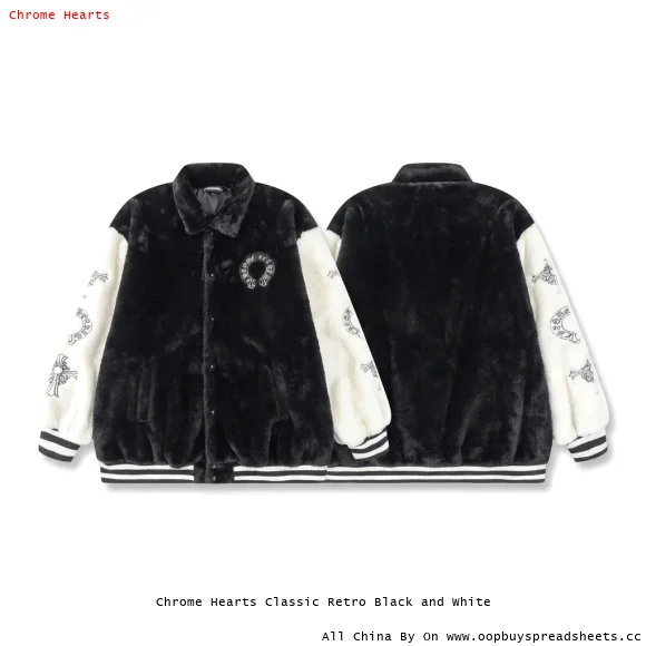 Chrome Hearts Classic Retro Black and White
