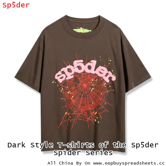 Dark Style T-shirts of the Sp5der Spider Series