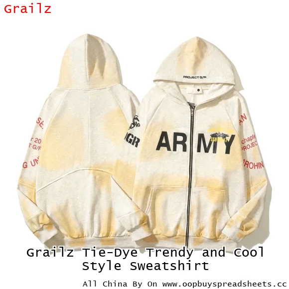 Grailz Tie-Dye Trendy and Cool Style Sweatshirt