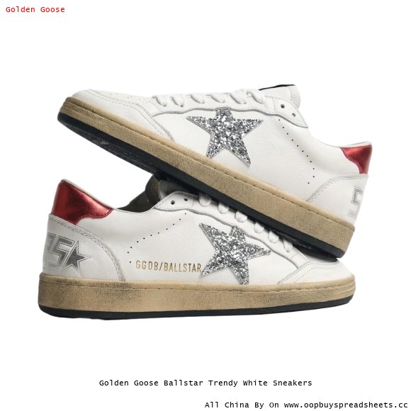Golden Goose Ballstar Trendy White Sneakers