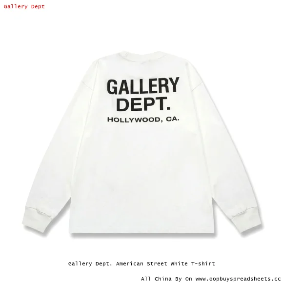 Gallery Dept. American Street White T-shirt