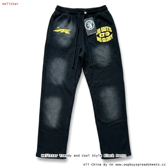 Hellstar Trendy and Cool Style Black Pants