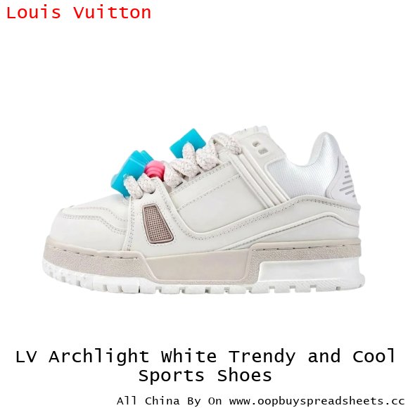 LV Archlight White Trendy and Cool Sports Shoes