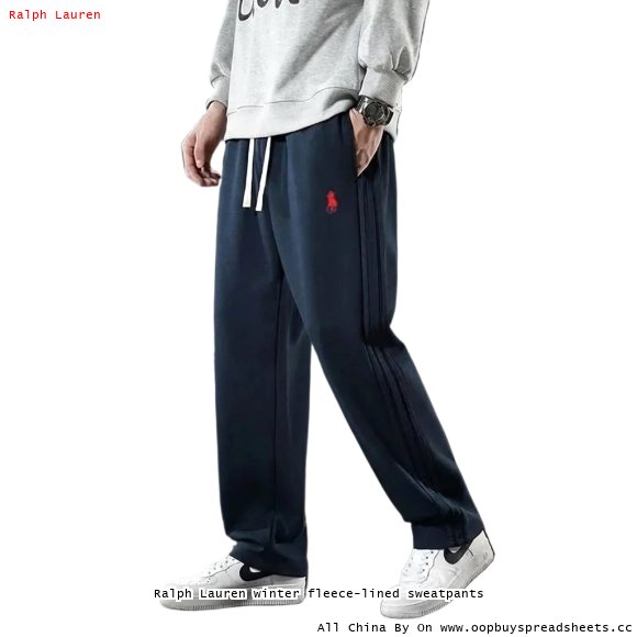 Ralph Lauren winter fleece-lined sweatpants