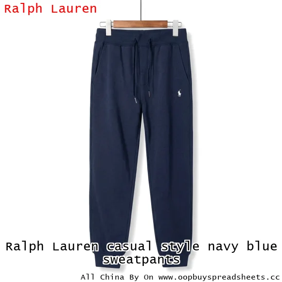 Ralph Lauren casual style navy blue sweatpants