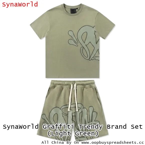 SynaWorld Graffiti Trendy Brand Set (Light Green)