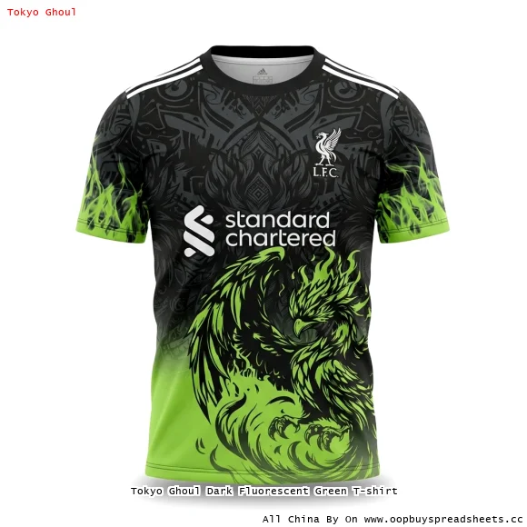 Tokyo Ghoul Dark Fluorescent Green T-shirt