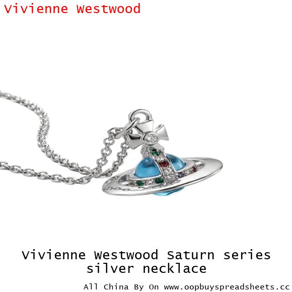 Vivienne Westwood Saturn series silver necklace