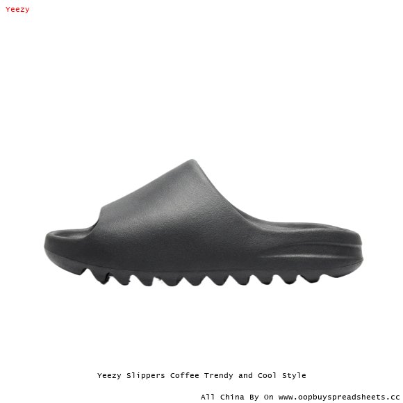Yeezy Slippers Coffee Trendy and Cool Style