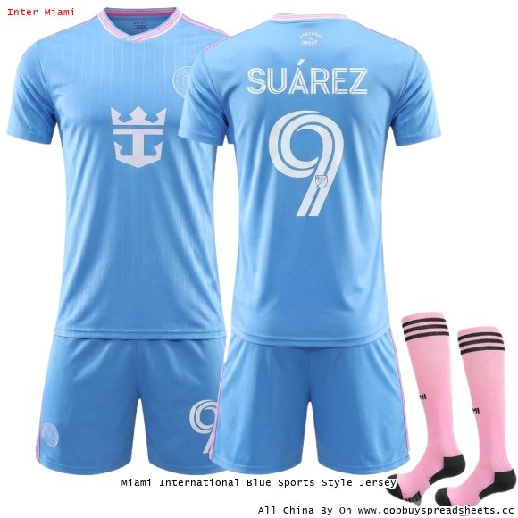 Miami International Blue Sports Style Jersey