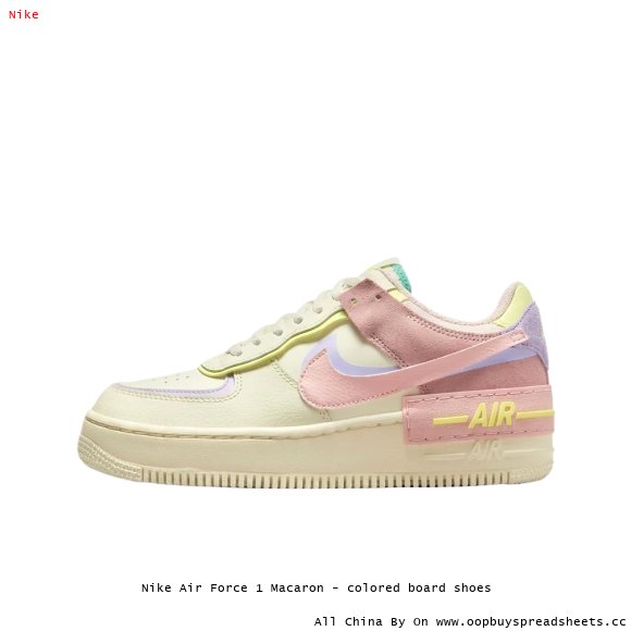 Nike Air Force 1 Macaron - colored board shoes