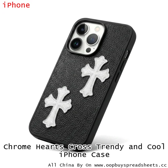 Chrome Hearts Cross Trendy and Cool iPhone Case