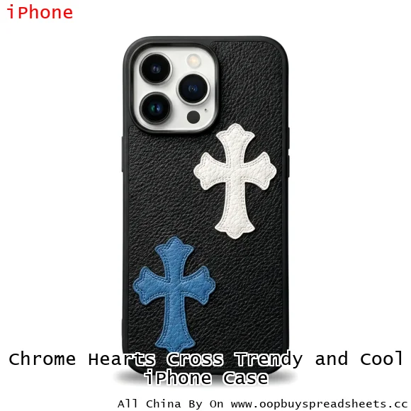Chrome Hearts Cross Trendy and Cool iPhone Case