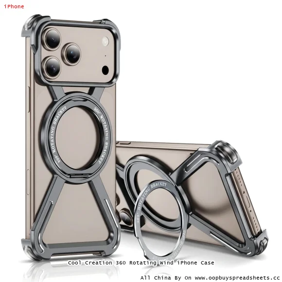 Cool Creation 360 Rotating Wind iPhone Case