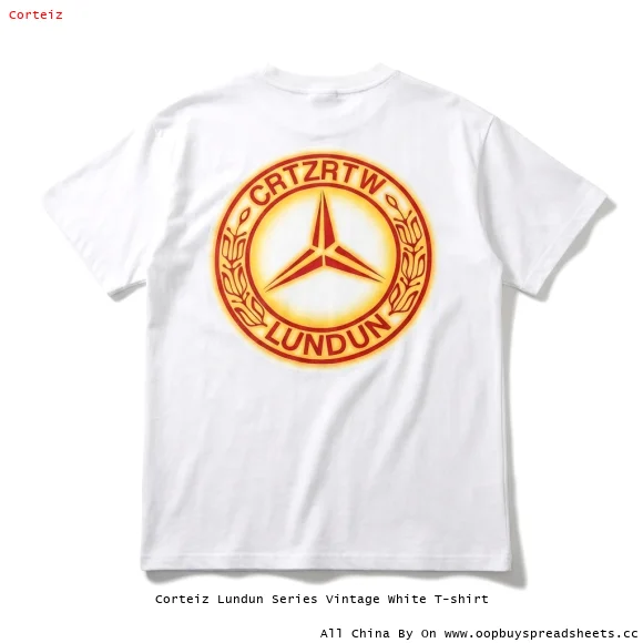 Corteiz Lundun Series Vintage White T-shirt