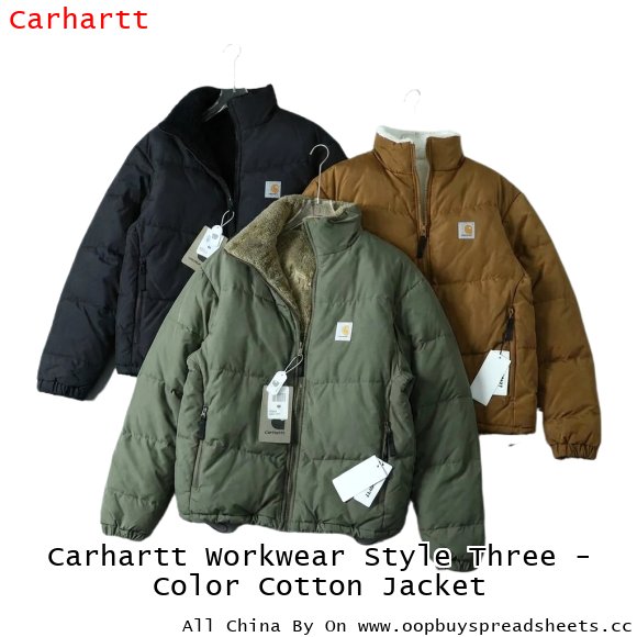 Carhartt Workwear Style Three - Color Cotton Jacket