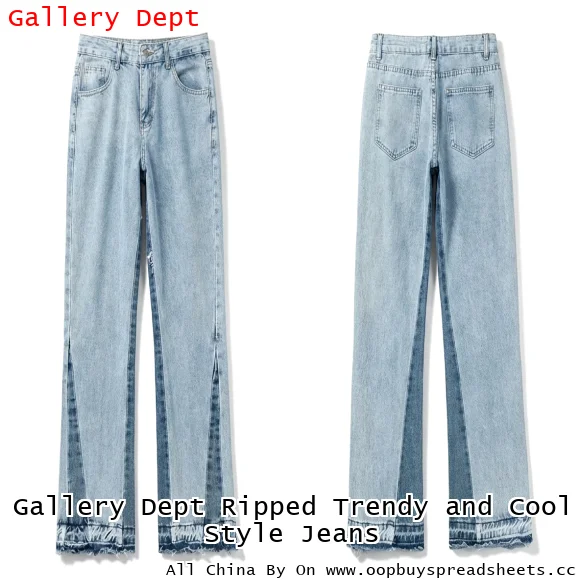 Gallery Dept Ripped Trendy and Cool Style Jeans