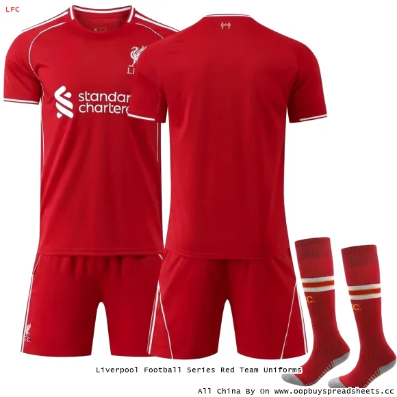 Liverpool Football Series Red Team Uniforms