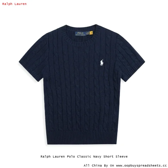 Ralph Lauren Polo Classic Navy Short Sleeve
