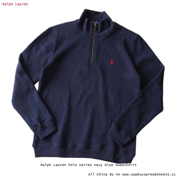 Ralph Lauren Polo series navy blue sweatshirt