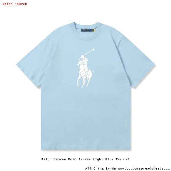 Ralph Lauren Polo Series Light Blue T-shirt