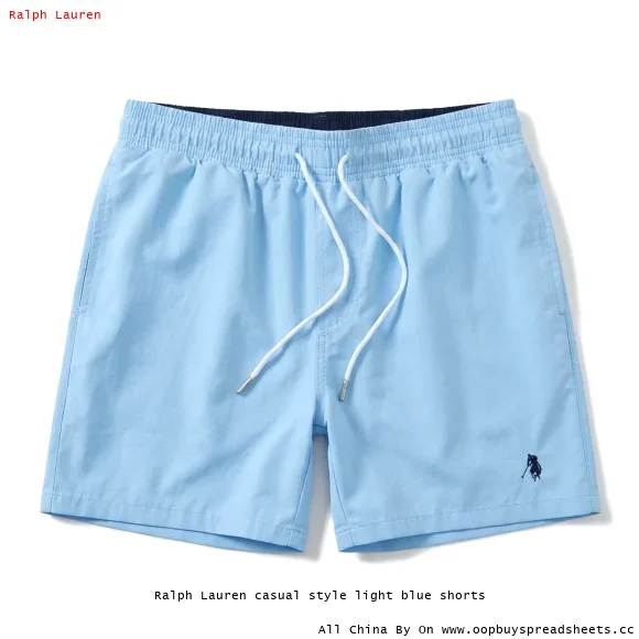 Ralph Lauren casual style light blue shorts