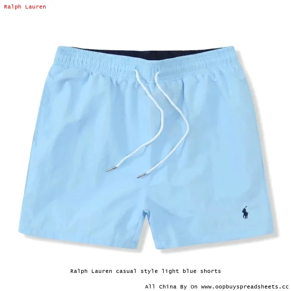 Ralph Lauren casual style light blue shorts