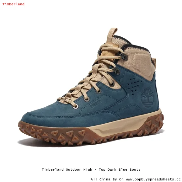 Timberland Outdoor High - Top Dark Blue Boots