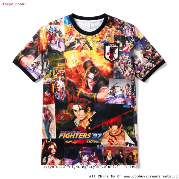 Tokyo Ghoul Fighting Style Colorful T-shirt