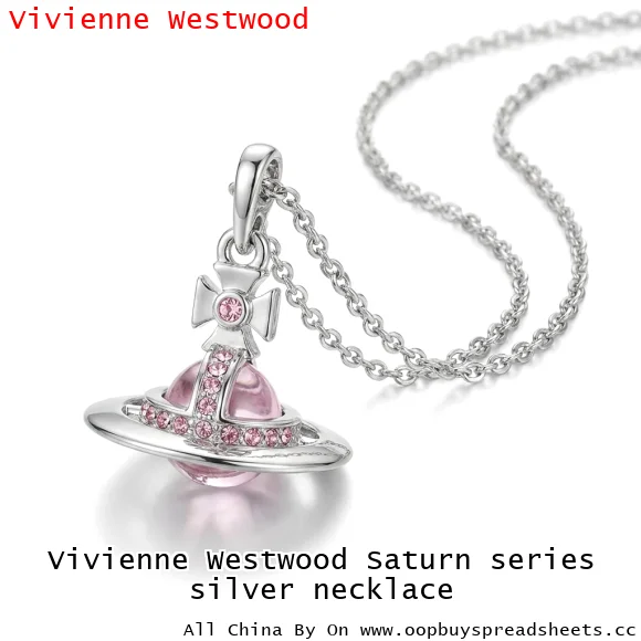 Vivienne Westwood Saturn series silver necklace