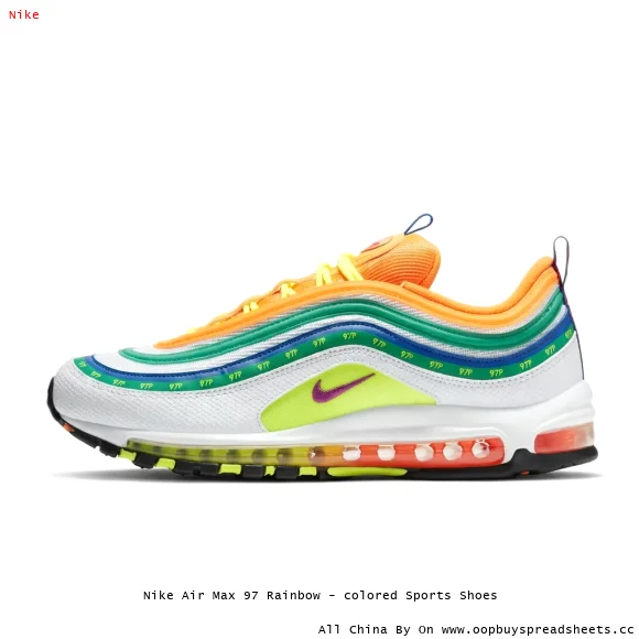 Nike Air Max 97 Rainbow - colored Sports Shoes