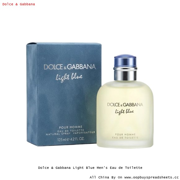 Dolce & Gabbana Light Blue Men's Eau de Toilette