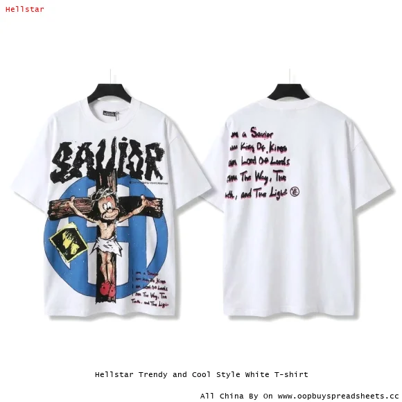 Hellstar Trendy and Cool Style White T-shirt