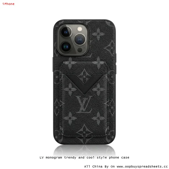 LV monogram trendy and cool style phone case