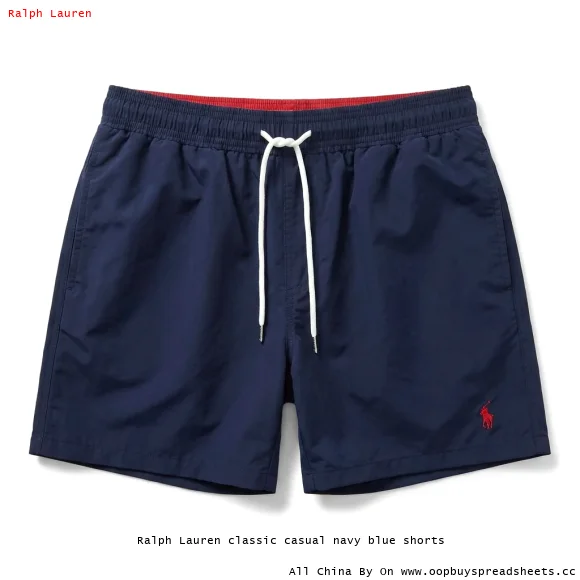 Ralph Lauren classic casual navy blue shorts