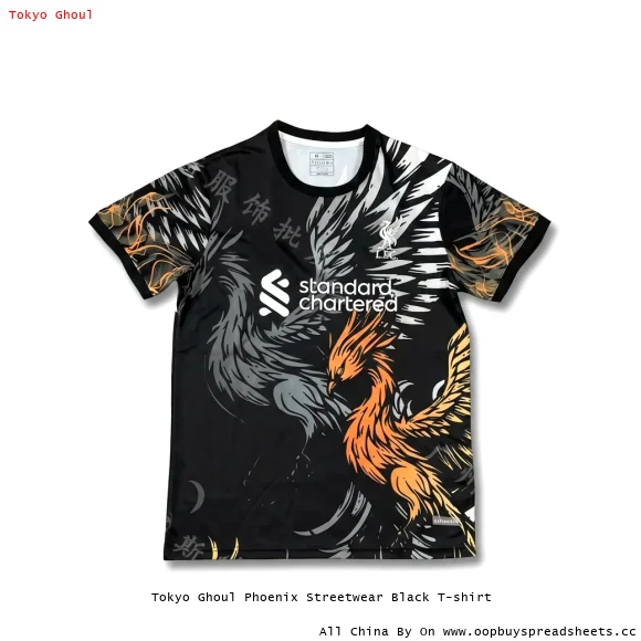 Tokyo Ghoul Phoenix Streetwear Black T-shirt
