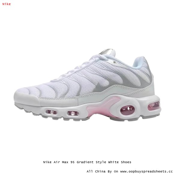 Nike Air Max 95 Gradient Style White Shoes