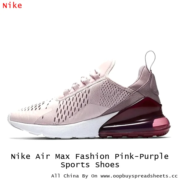 Nike Air Max Fashion Pink-Purple Sports Shoes