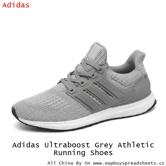 Adidas Ultraboost Grey Athletic Running Shoes