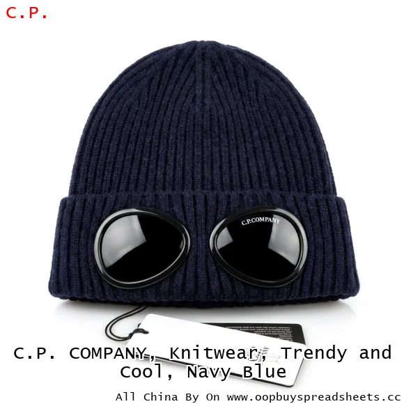 C.P. COMPANY, Knitwear, Trendy and Cool, Navy Blue