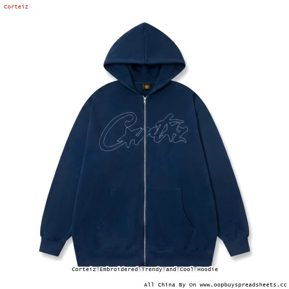 Corteiz Embroidered Trendy and Cool Hoodie