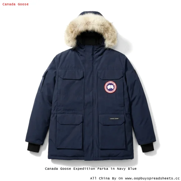 Canada Goose Expedition Parka in Navy Blue