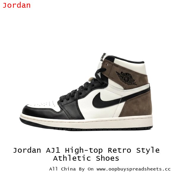 Jordan AJ1 High-top Retro Style Athletic Shoes